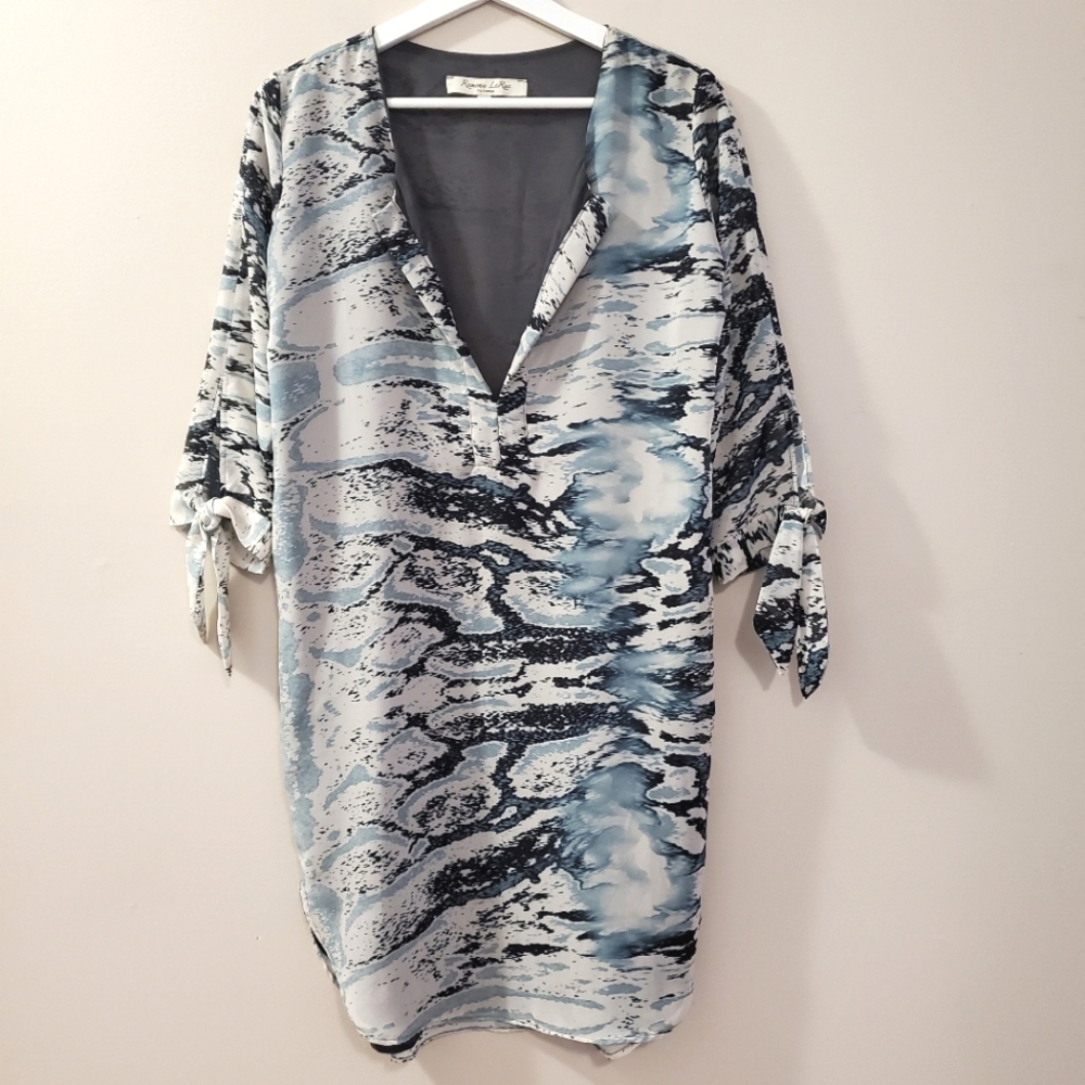 Ramona LaRue - Snake Print Tunic / Dress - Size S